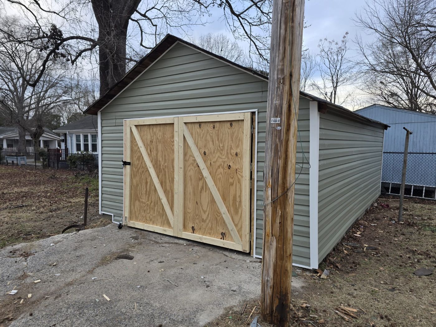 Custom Storage Shed — Carpentry, Wake Forest, NC
