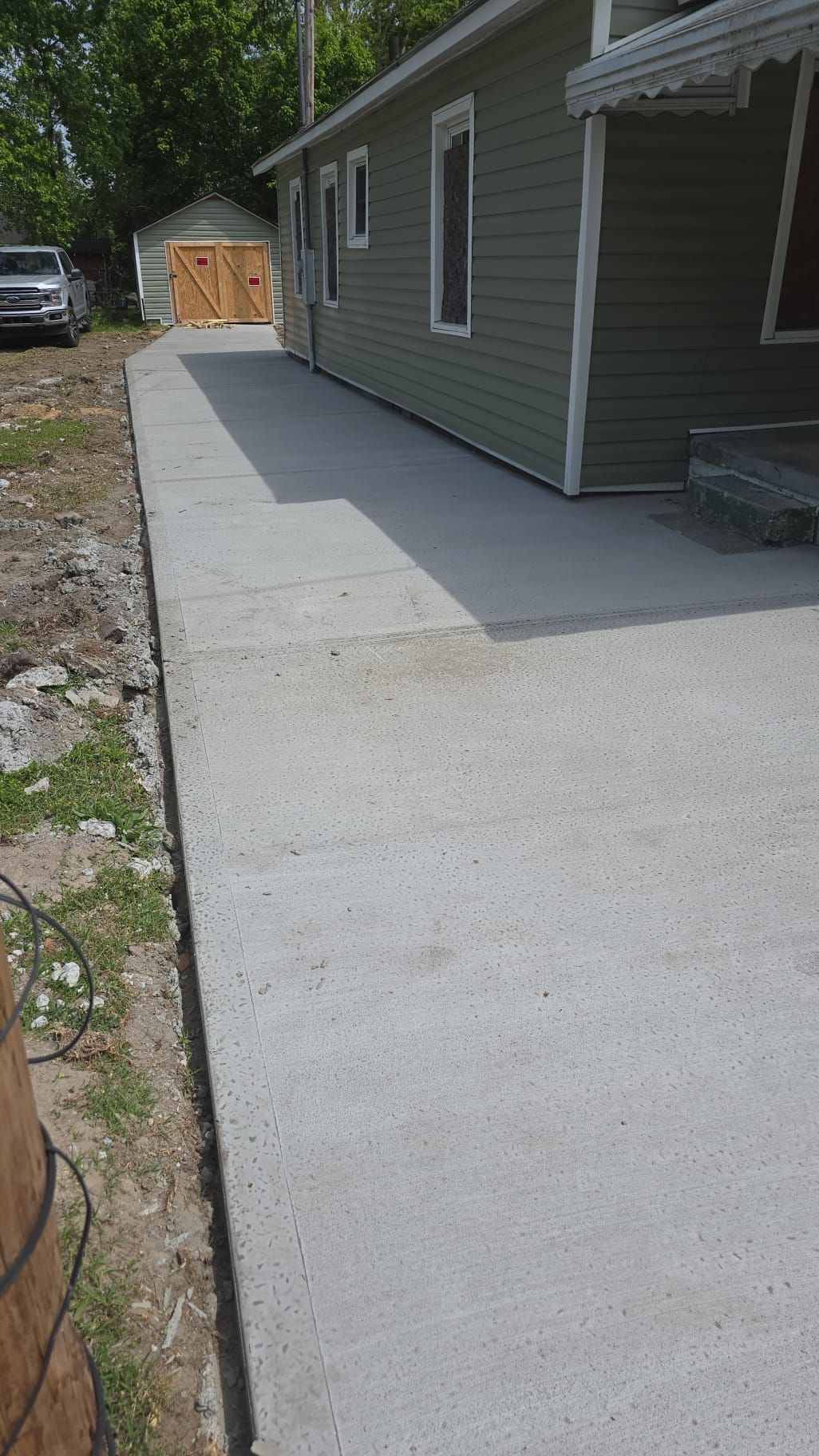 New Concrete Driveway — Concrete, Cary, NC
